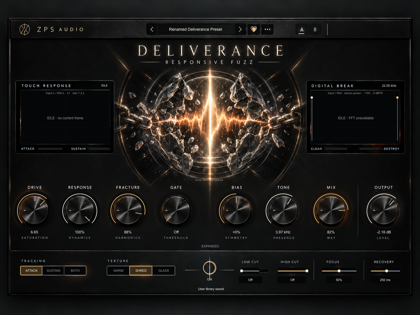 Deliverance 1.0.0 native plugin editor